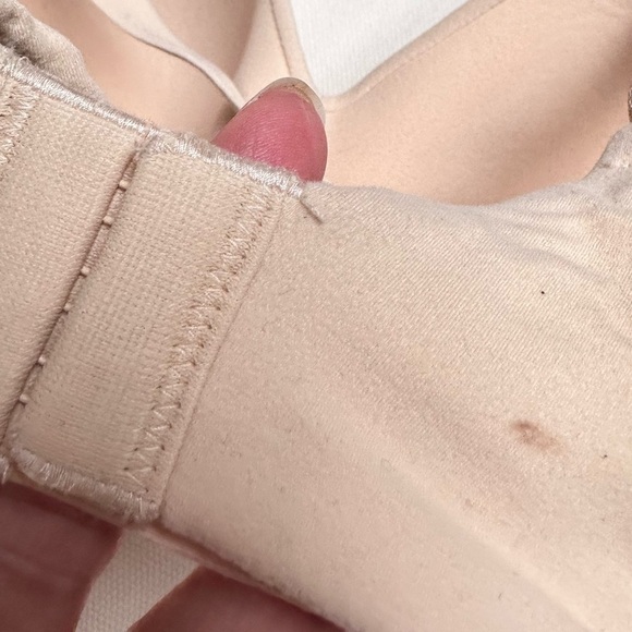 Wacoal 38C Bra Beige How Perfect Wire Free T-Shirt Side Boning 852189 3472 - Picture 8 of 12